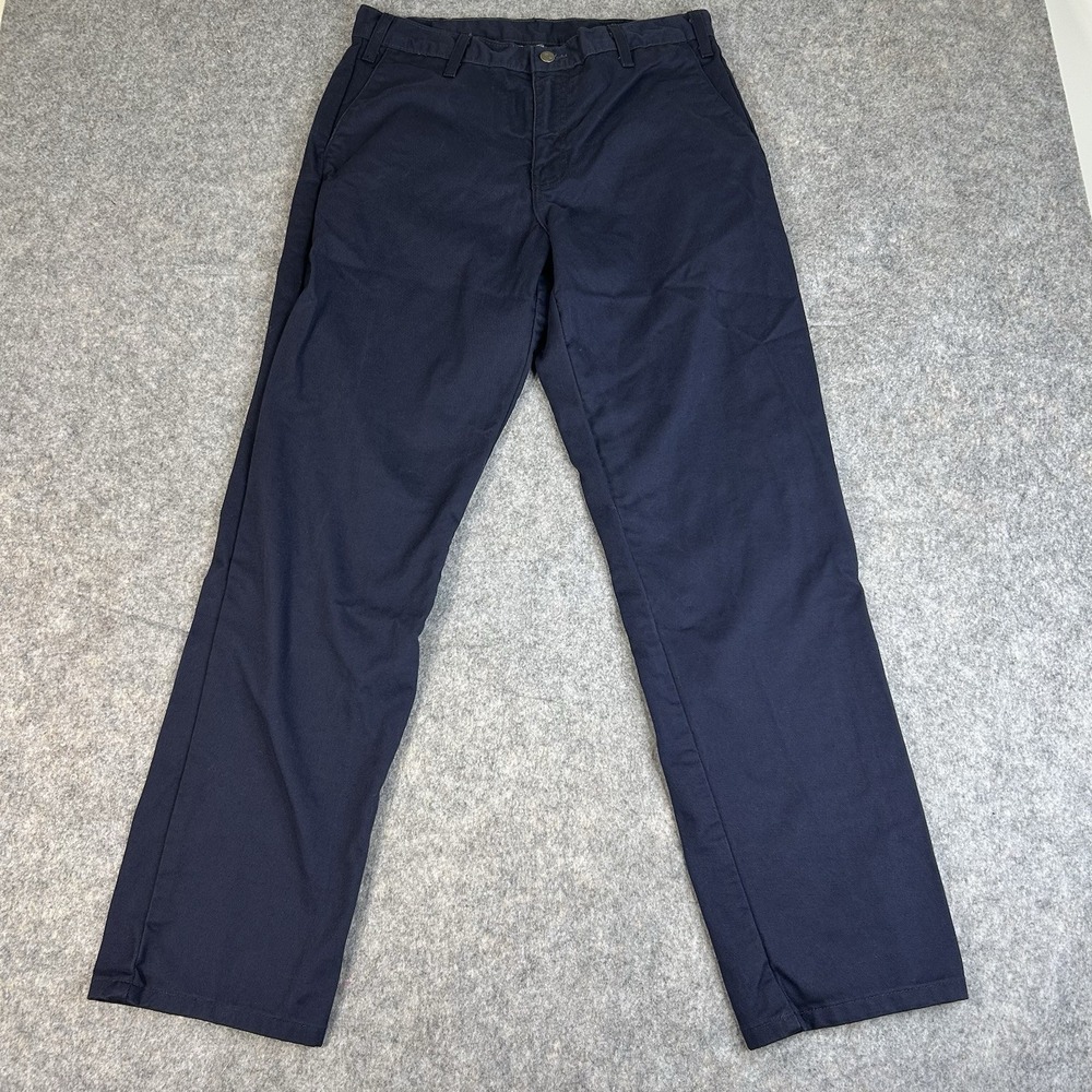 Tyndale FR Pants Mens 34X32 Blue Chino Workwear Utility CAT 2 Arc NFPA 2112